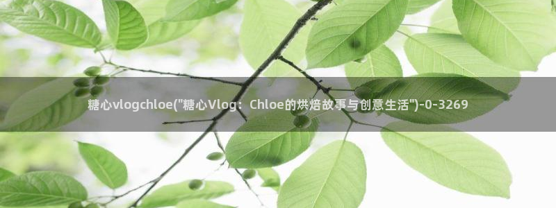  糖心vlog入：糖心vlogchloe(\